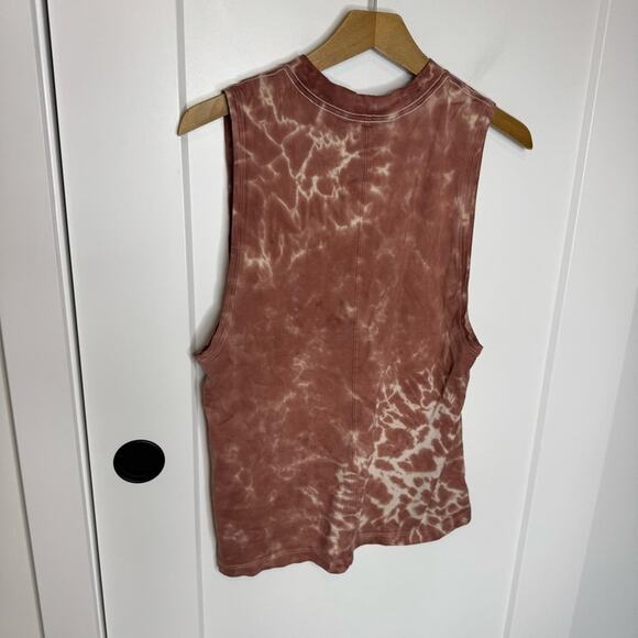 Lululemon All Yours Tank Top Oversized Marmoleado Tie Dye Ancient Copper Size 4 - Picture 3 of 4
